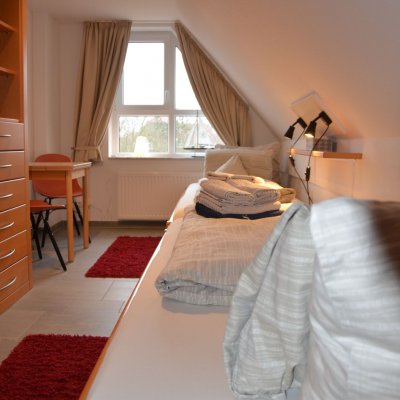 (Kinder-)Schlafzimmer im 1.Obergeschoss, zwei Einzelbetten (0,9 x 2,00m)
